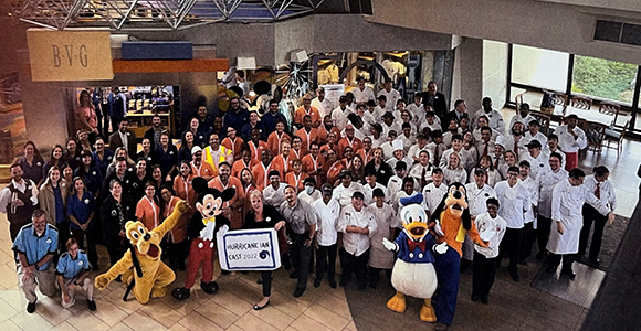 disney hurricane ian hurricane crew gathered together with MSJ student