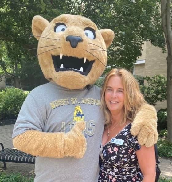 pam with joe lion