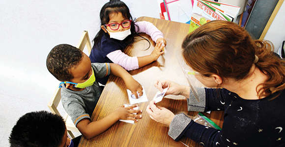 Mount St. Joseph University students helping 